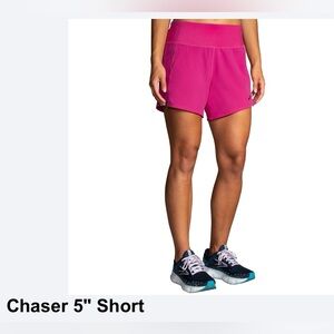 Brooks Pink Athletic Shorts Lightweight Performance